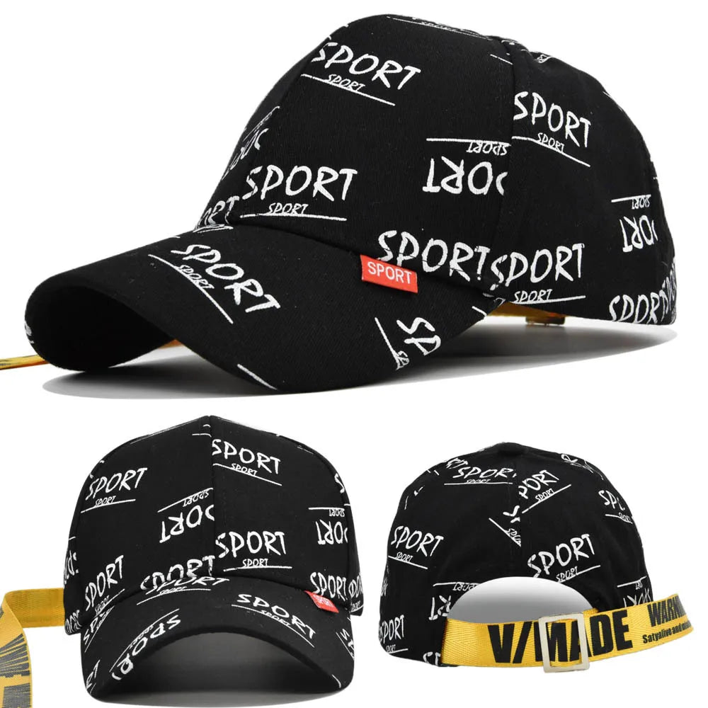 Sport Print Baseball Cap – My Wear