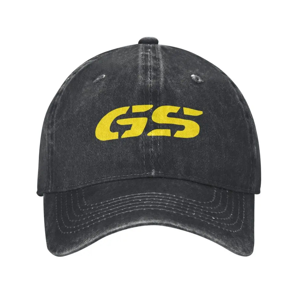 GS World Map Motorcycle Trucker Hat Adult Fashion Hats Sun Caps Fishing Hat Breathable Polyester Mesh Baseball Caps Summer