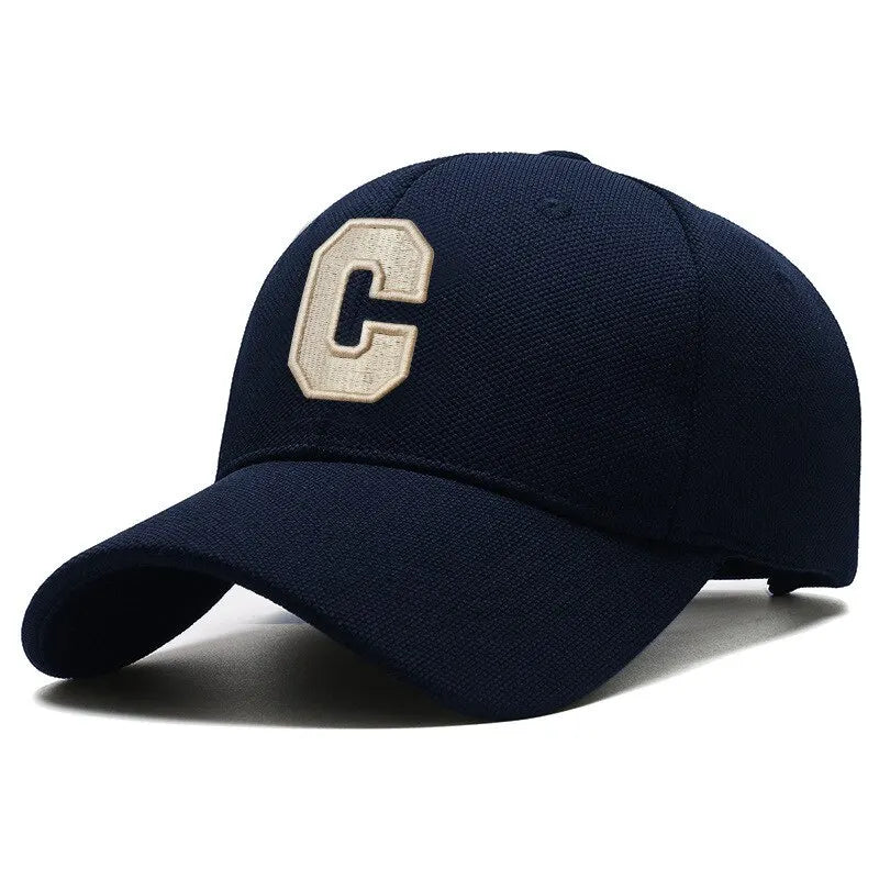 Baseball Cap New Ins Letter C Hat Women'S Spring Summer Korean Version Simple Fashion Versatile Alphabet Student Tongue Capt