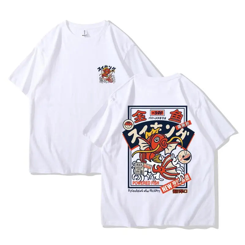 Men's Japanese Kanji Graphic T-Shirt - Harajuku Streetwear