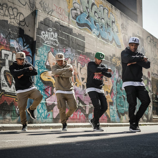 LA Embroidery Hip-Hop Adjustable Casual Baseball Caps