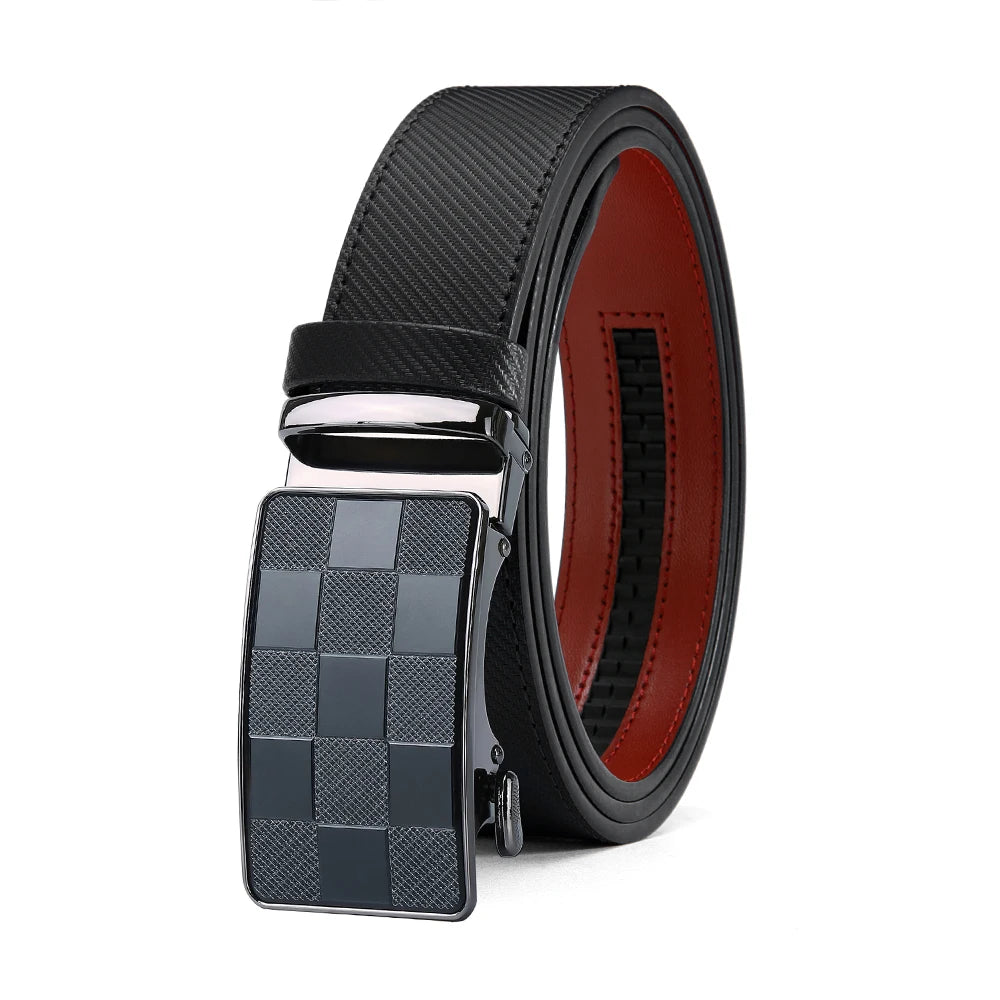 Mens Belts Metal Automatic Buckle Famous Brand Belt Men Quality Genuine Luxury Leather Belt for Men Famous 115 125 150 135cm