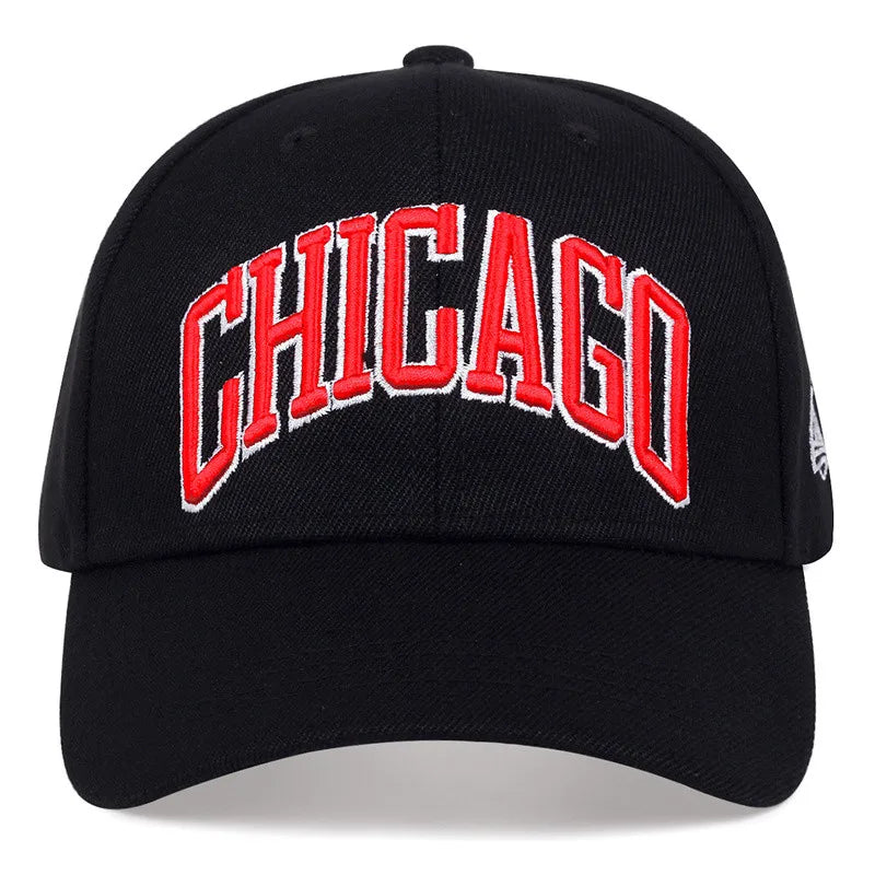 cap hat Letter CHICAGO Baseball Cap Men Women Spring Summer Cotton Unisex baseball Snapback Hat Hip Hop Trucker Caps Gorras
