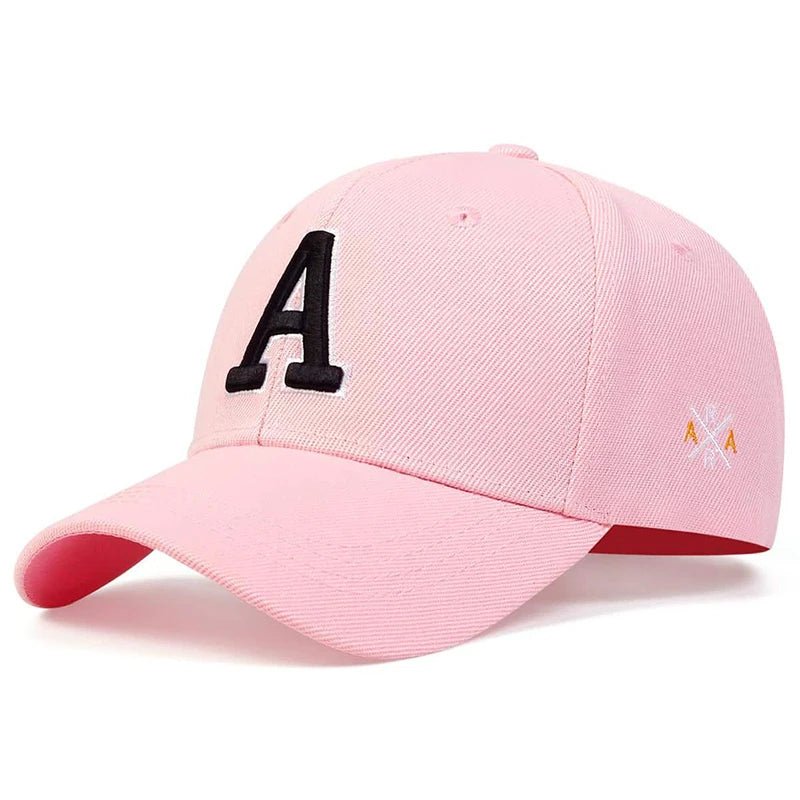 A Letter Side AR Embroidery Baseball Cap - My Wear Clothing Co
