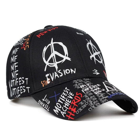 Graffiti Print Baseball Cap – My Wear Edition - My Wear Clothing Co