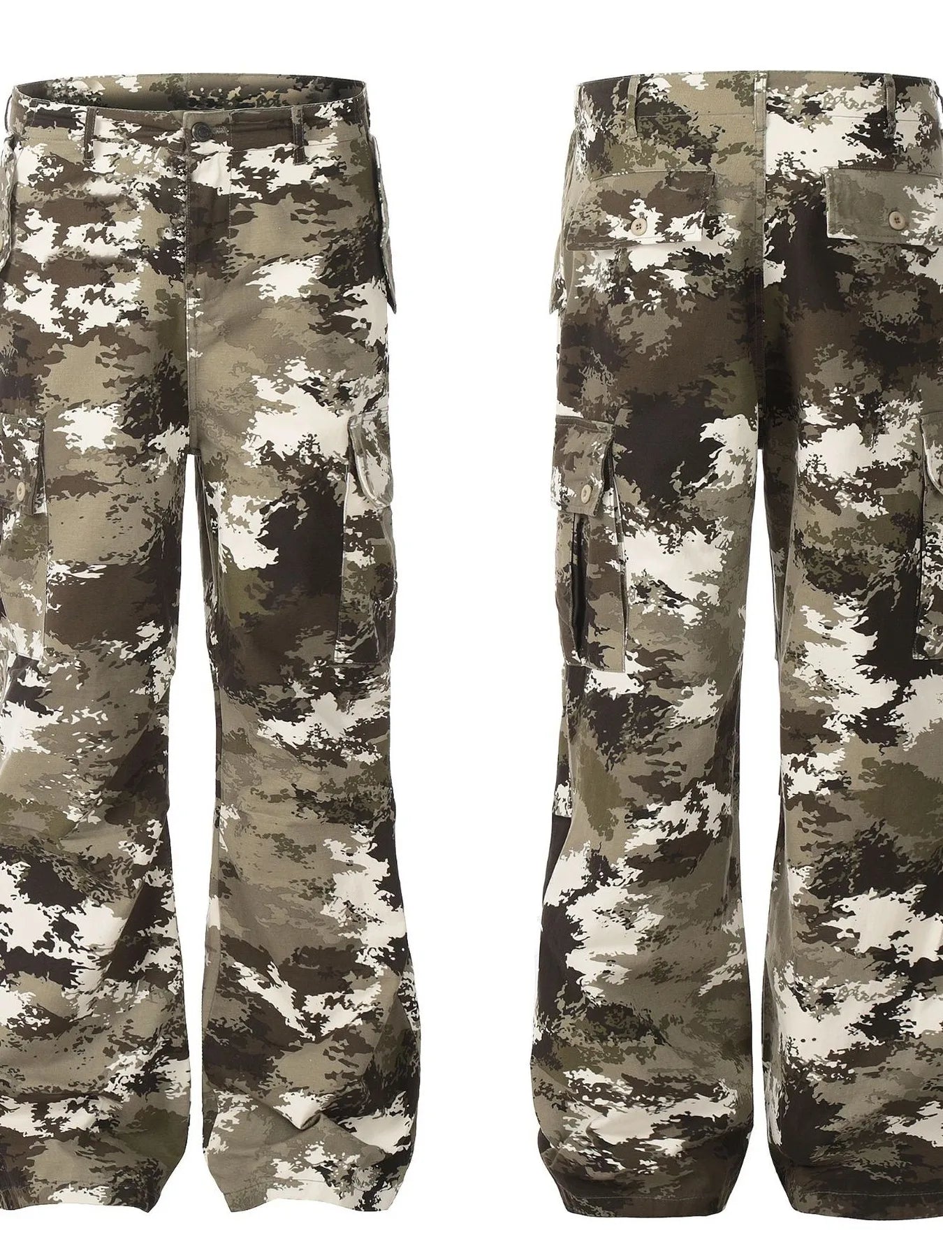 Men's Camouflage Cargo Pants (S–XL) – Wide Leg, All - Terrain Style - My Wear Clothing Co