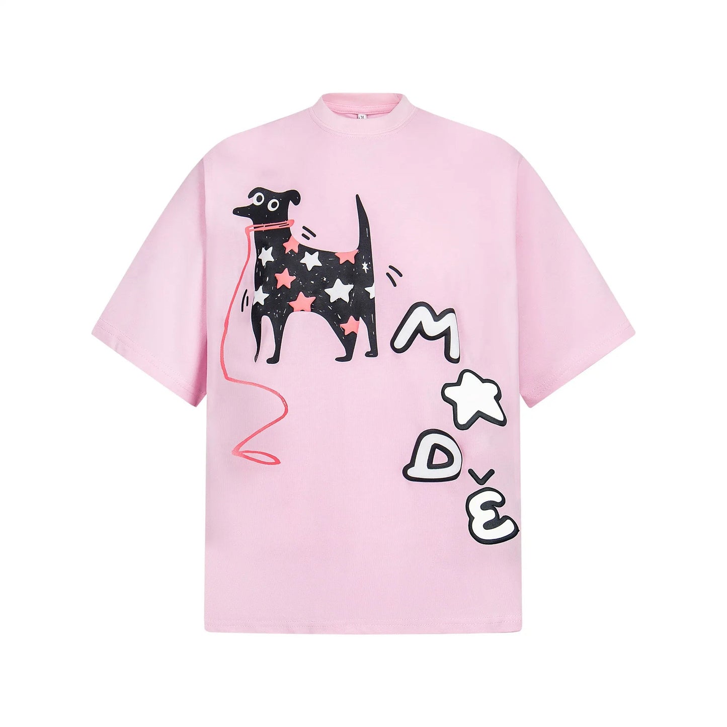 Men's Dog Round Neck Oversized T-Shirt - My Wear Clothing Co