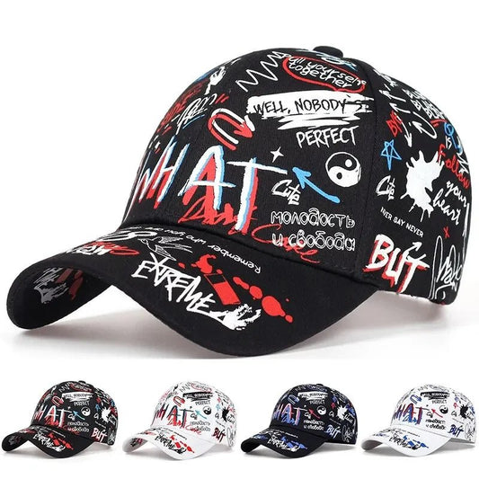 Men's Graffiti Hipster Hat – Street Style Snapback - My Wear Clothing Co