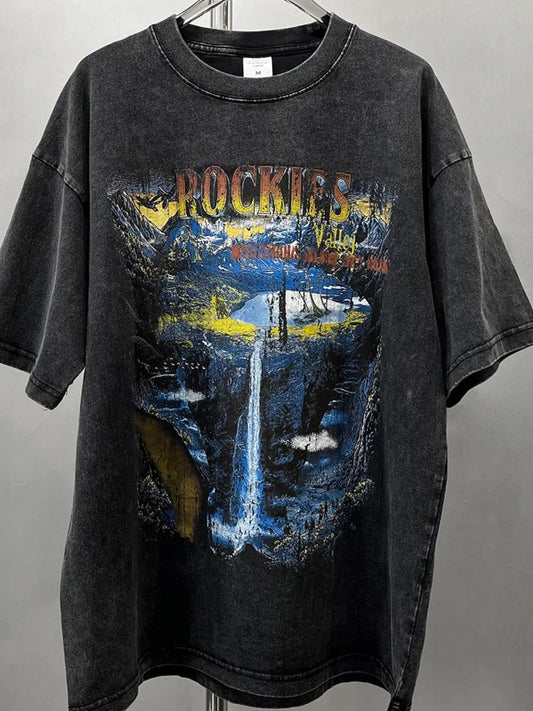 Men's Graphic Round Neck Half Sleeve T-Shirt - My Wear Clothing Co