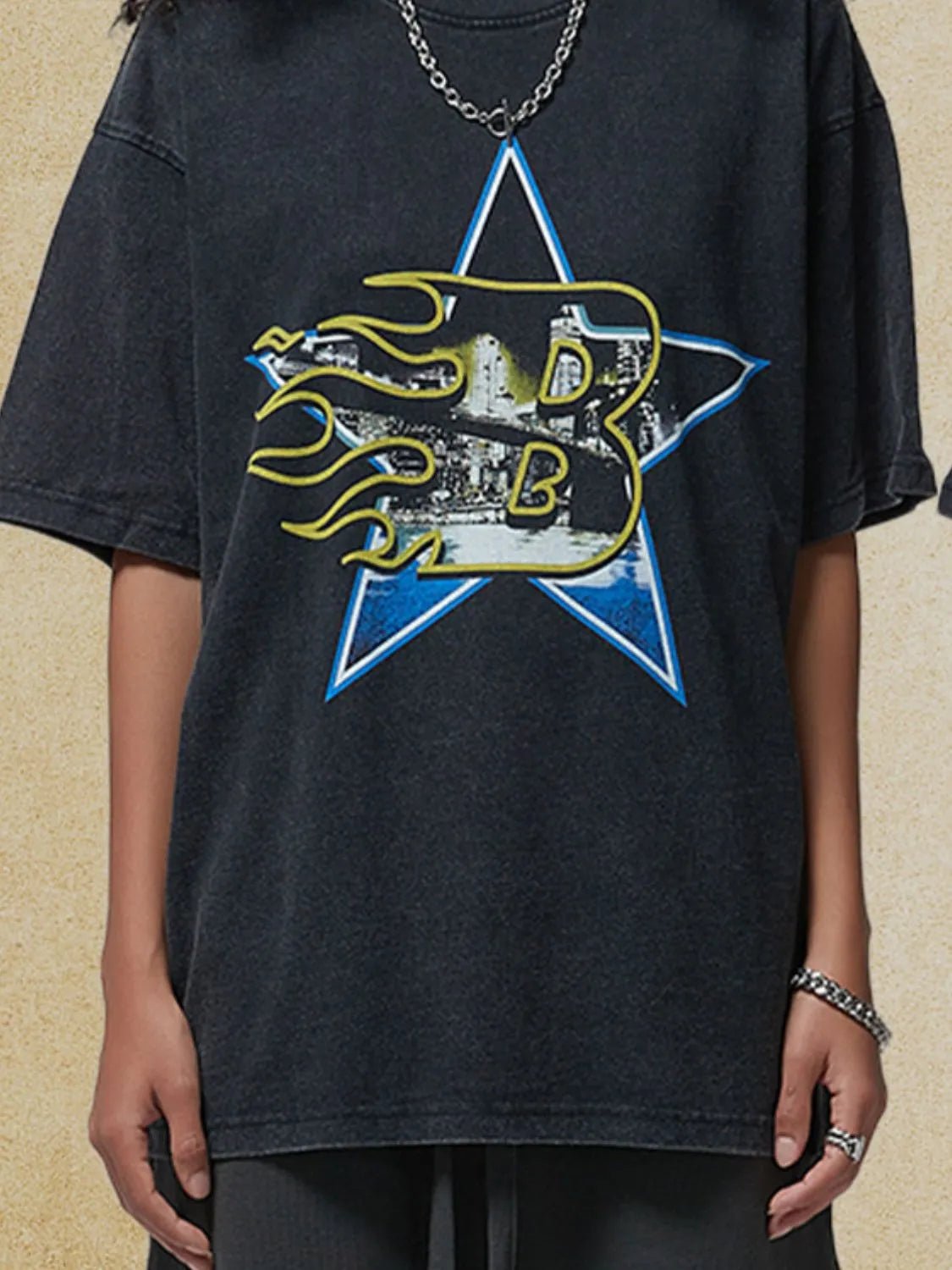 Men's Graphic Round Neck Half Sleeve T-Shirt - My Wear Clothing Co