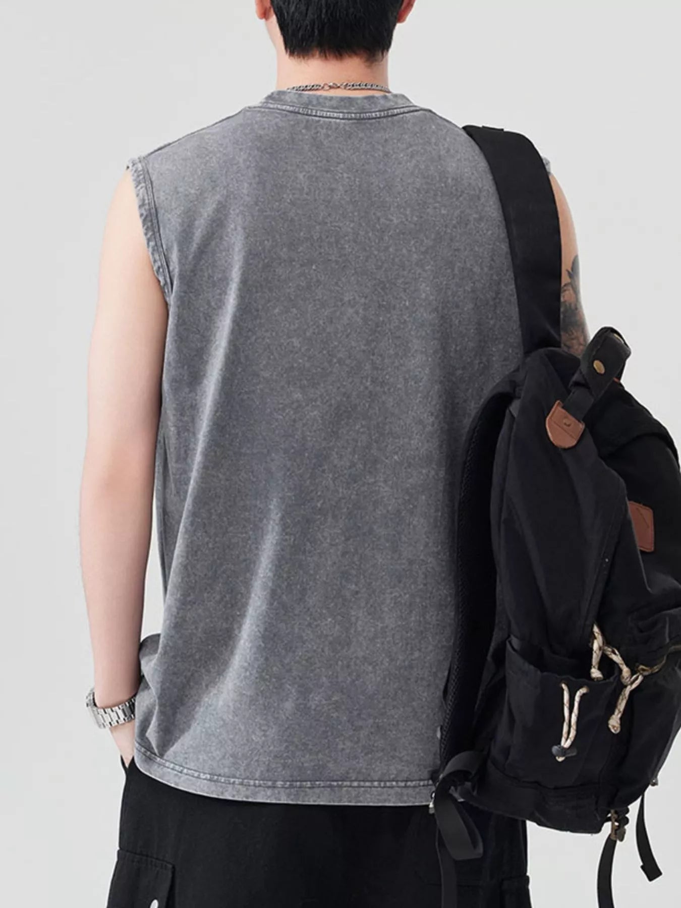 Men's Graphic Round Neck Tank - My Wear Clothing Co
