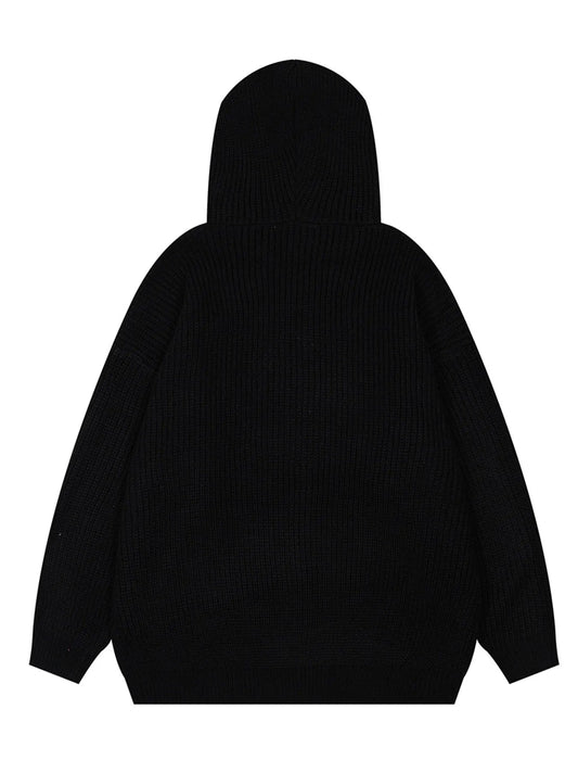 Men's Graphic Zip - Up Hooded Cardigan - My Wear Clothing Co