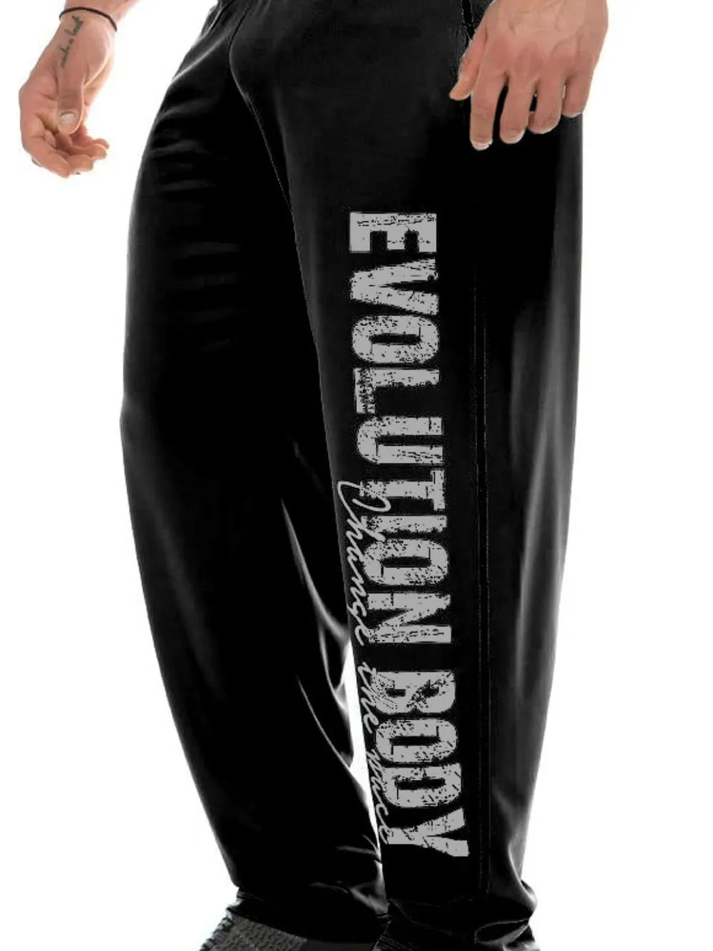 Men's Letter Elastic Waist Active Pants - My Wear Clothing Co