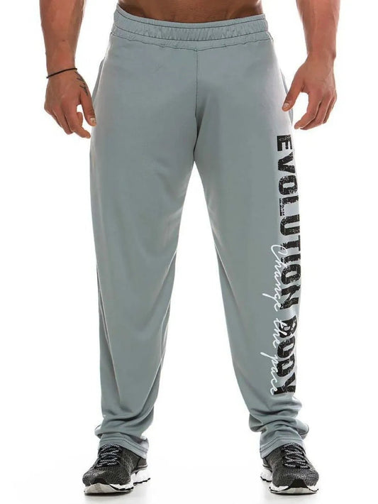 Men's Letter Elastic Waist Active Pants - My Wear Clothing Co