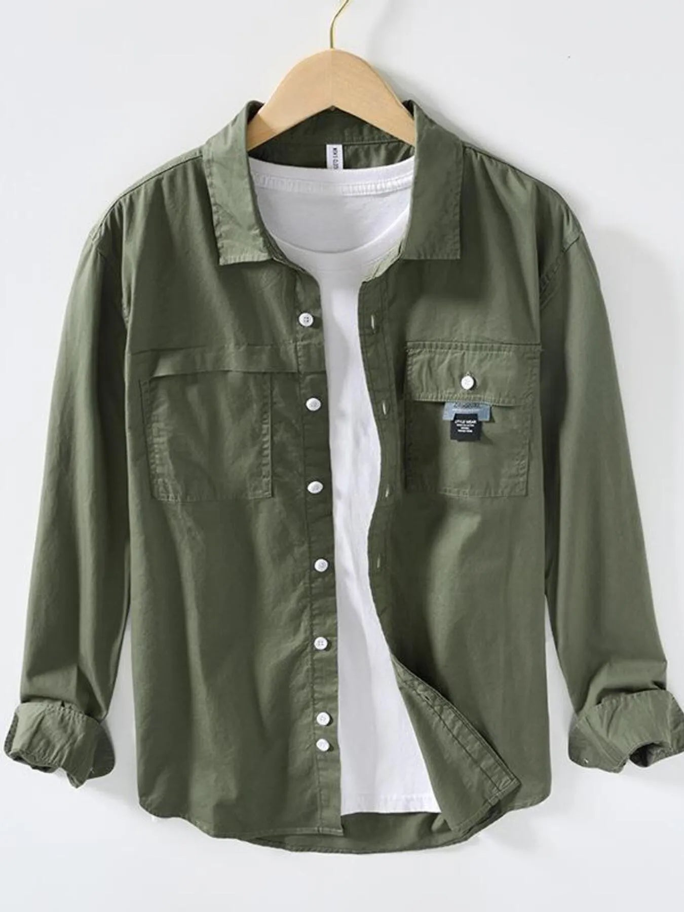 Men's Long Sleeve Button - Up Shirt – 100% Cotton - My Wear Clothing Co