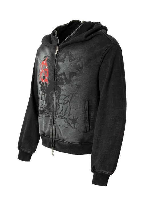 Men's Long Sleeve Zip - Up Hoodie - My Wear Clothing Co