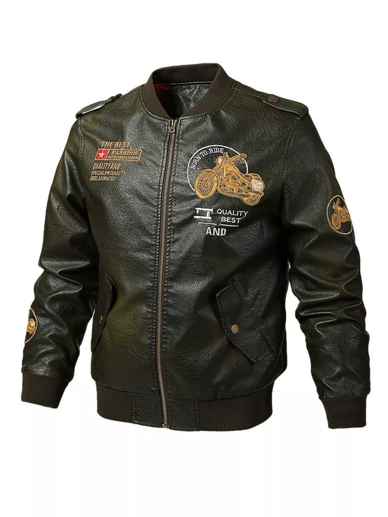 Men's Motorcycle Jacket (M–5XL) – Bold Utility, Everyday Edge - My Wear Clothing Co