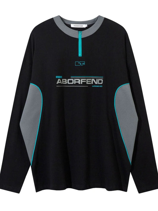 Men's Oversized Sweatshirt with Contrast Panels - My Wear Clothing Co