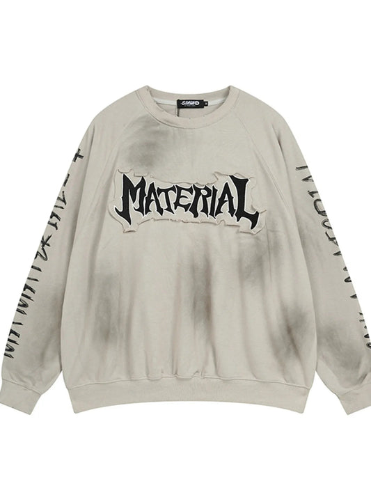 Men's Oversized Tyedie Long Sleeve Sweatshirt - My Wear Clothing Co