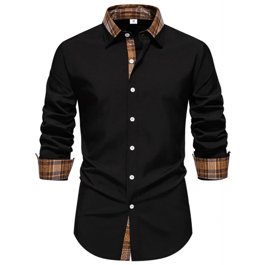 Men's Plaid Collar Button - Down Shirt – My Wear - My Wear Clothing Co