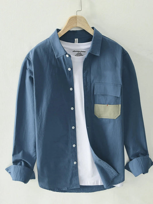 Men's Plus Size Button Up Long Sleeve Shirt - My Wear Clothing Co