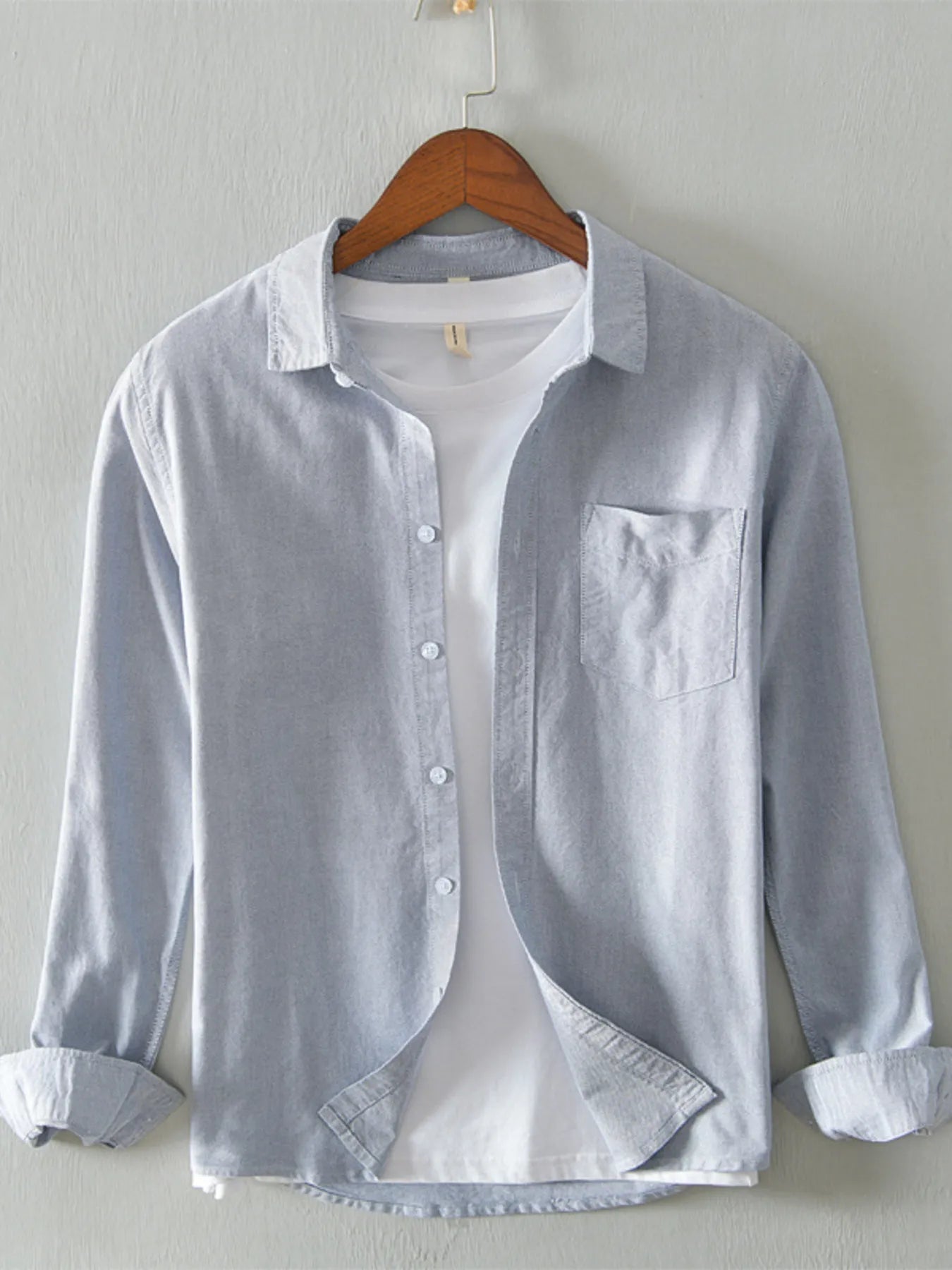 Men's Plus Size Button Up Long Sleeve Shirt - My Wear Clothing Co