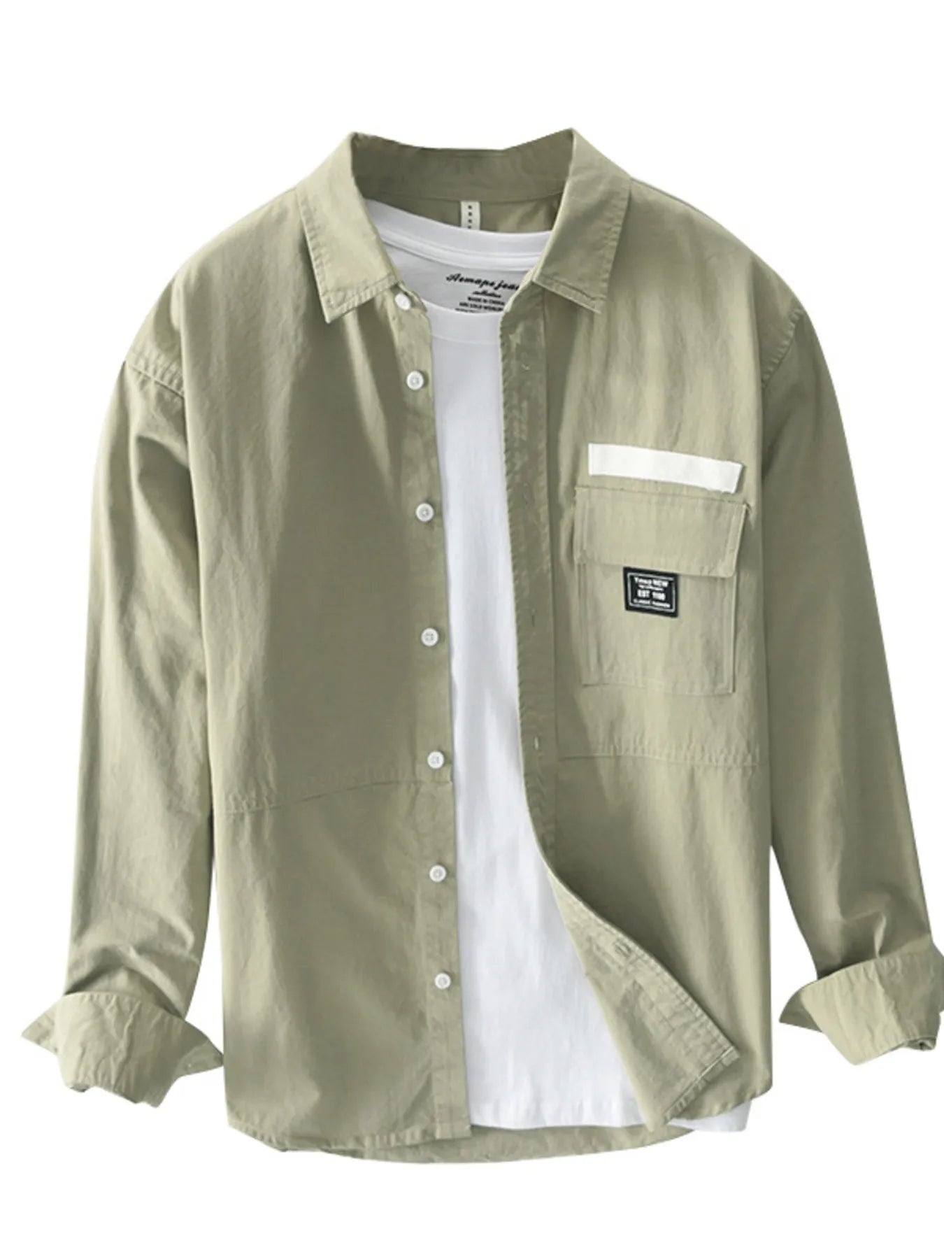 Men's Plus Size Button Up Long Sleeve Shirt - My Wear Clothing Co