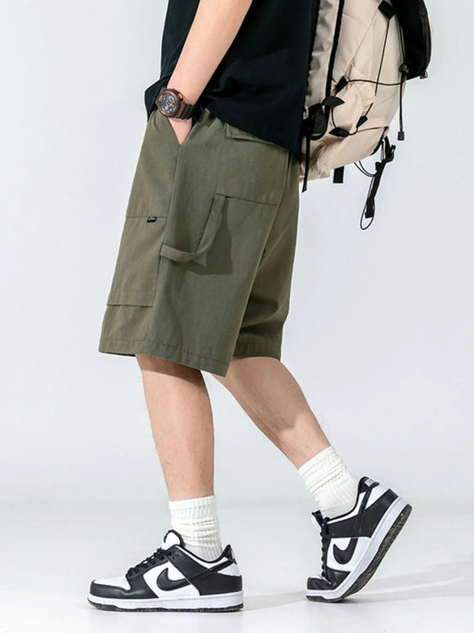 Men's Plus Size Drawstring Shorts with Pockets - My Wear Clothing Co