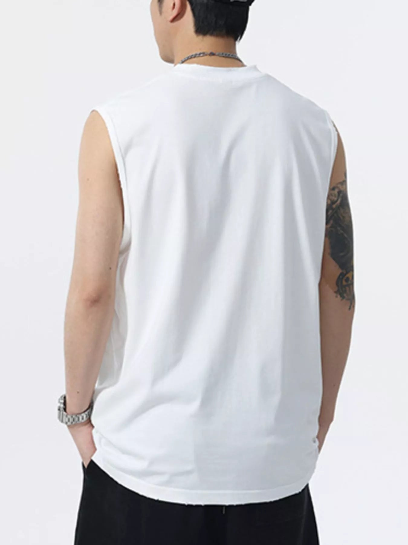 Men's Plus Size Round Neck Tank - My Wear Clothing Co