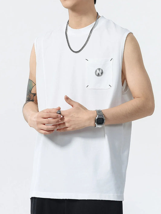 Men's Plus Size Round Neck Tank - My Wear Clothing Co