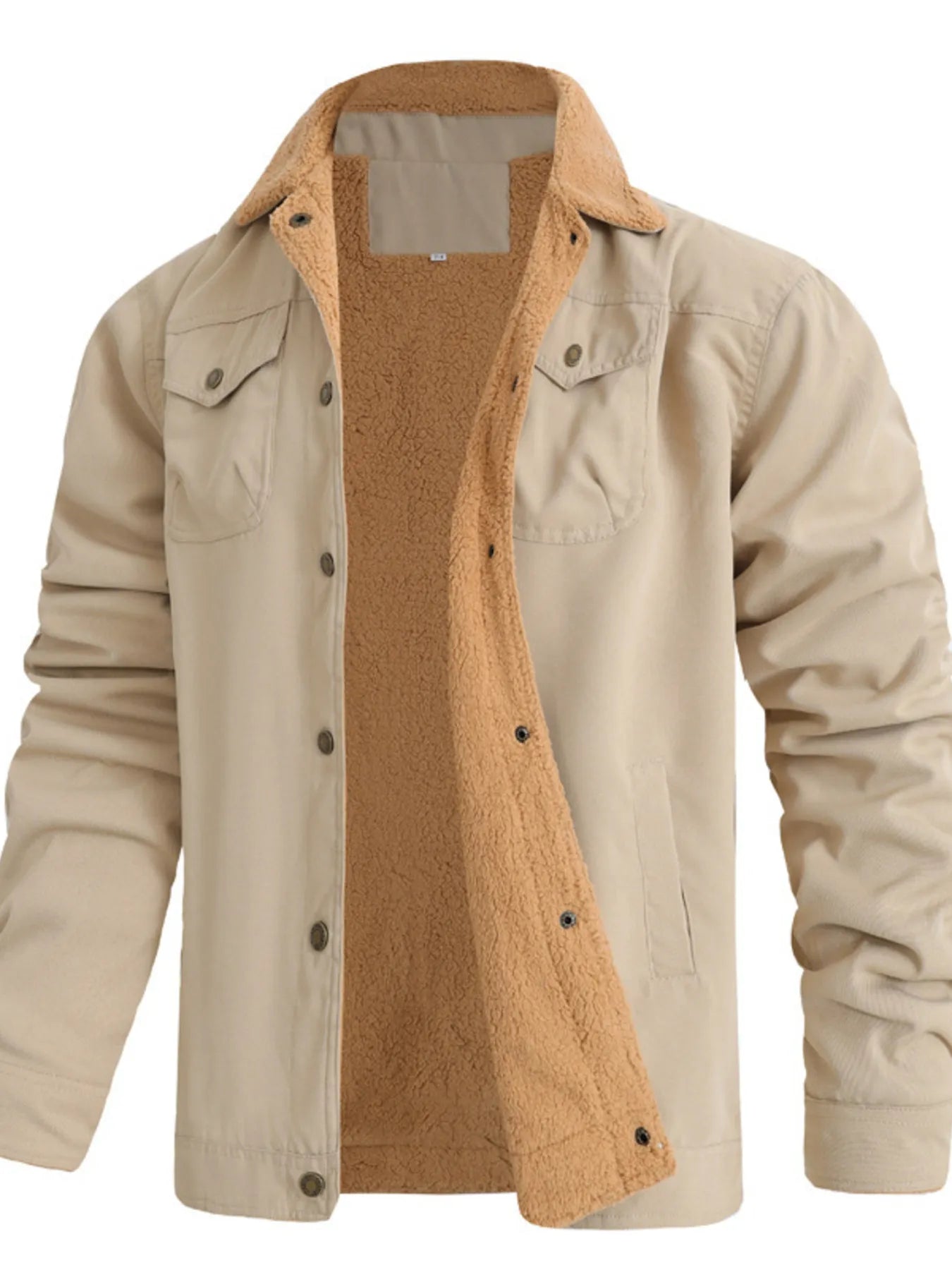 Men's Sherpa Lined Jacket (S–5XL) – Built for Cold, Styled for Comfort - My Wear Clothing Co