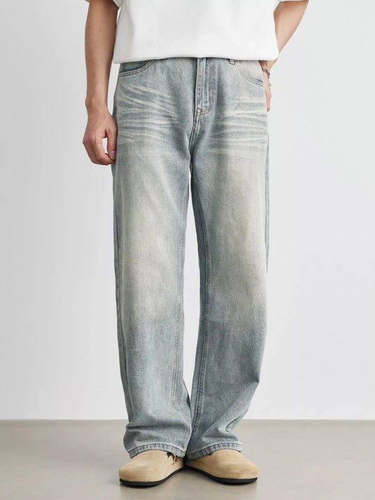 Men's Wash Loose Fit Jeans - My Wear Clothing Co