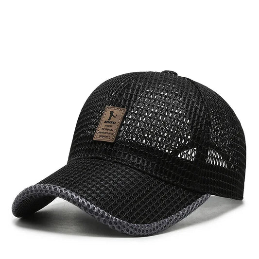 My Wear Men's Mesh Baseball Cap – Breathable Snapback for Outdoor Comfort - My Wear Clothing Co