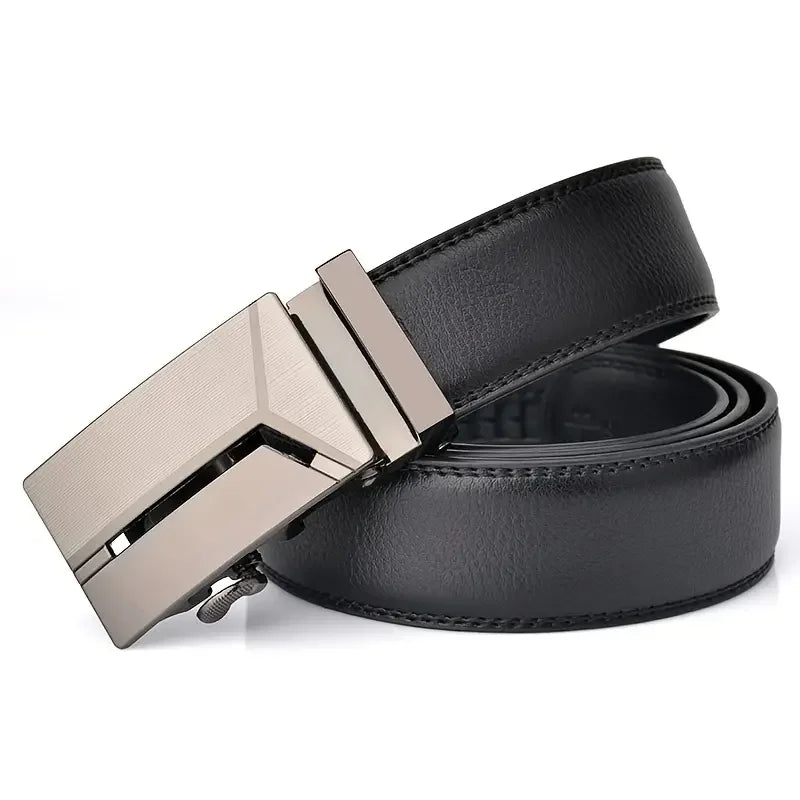 My Wear Men's PU Leather Belt – Soft, Stylish & Effortlessly Adjustable - My Wear Clothing Co