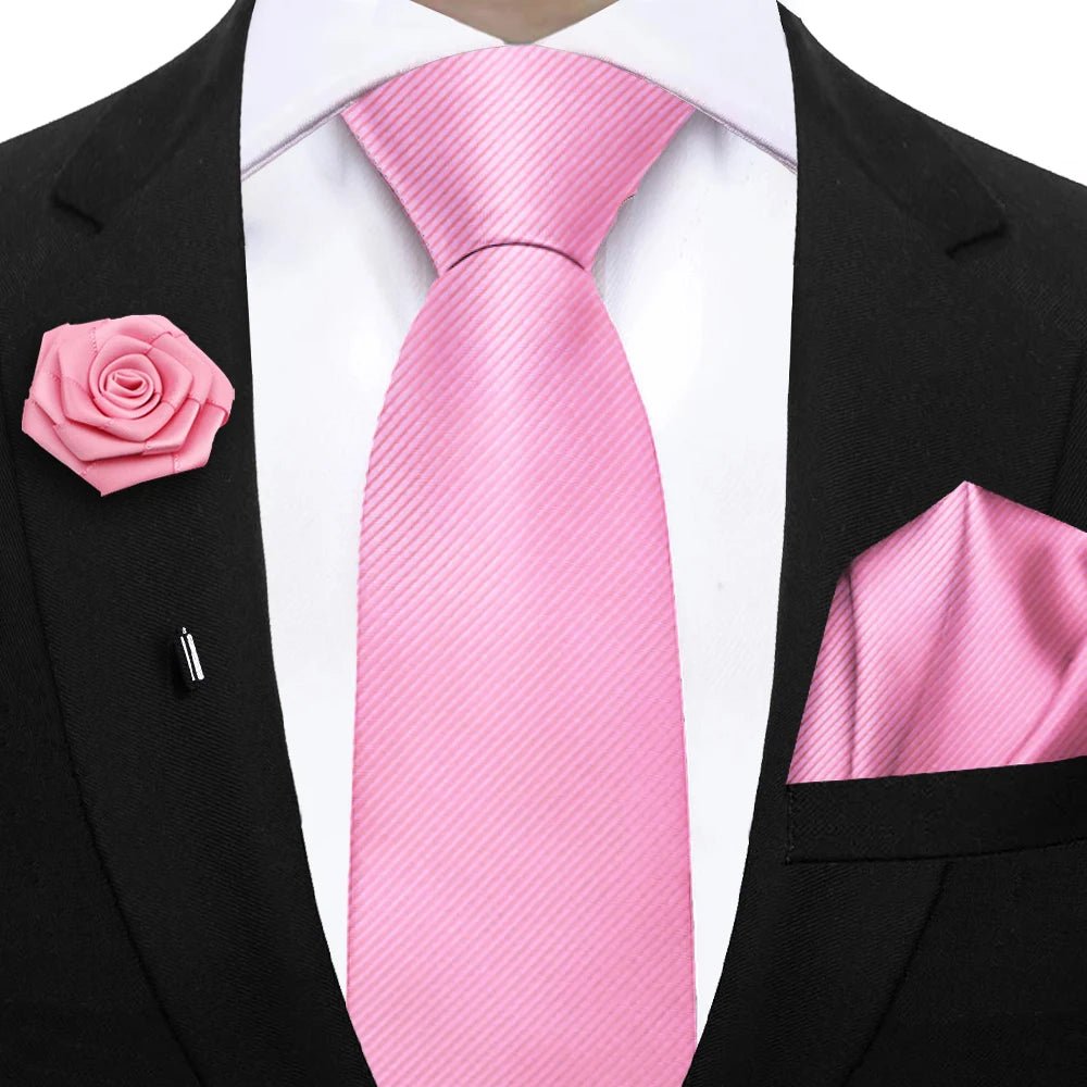 Simplicity Men's Tie Set – Solid, Sharp, Ready to Roll - My Wear Clothing Co