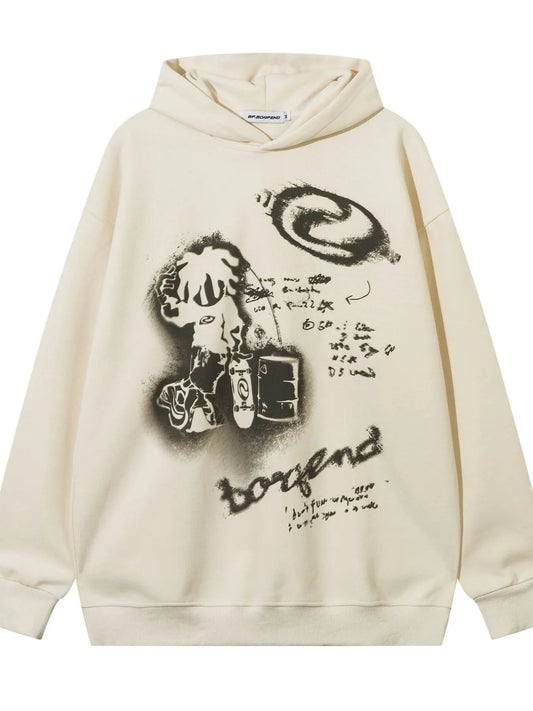 Bold Moves and Big Comfort: The Rise of the Graffiti Graphic Oversized Hoodie - My Wear Clothing Co