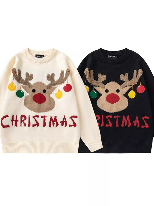 Spreading the Christmas Cheer: The Reindeer Knit Sweater That Wraps You in Joy - My Wear Clothing Co