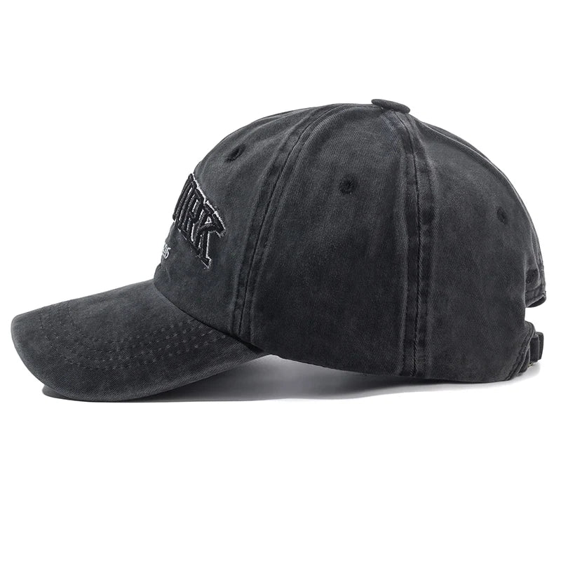 2025 NEWYORK Washed Cotton Baseball Cap for Men - My Wear Clothing Co