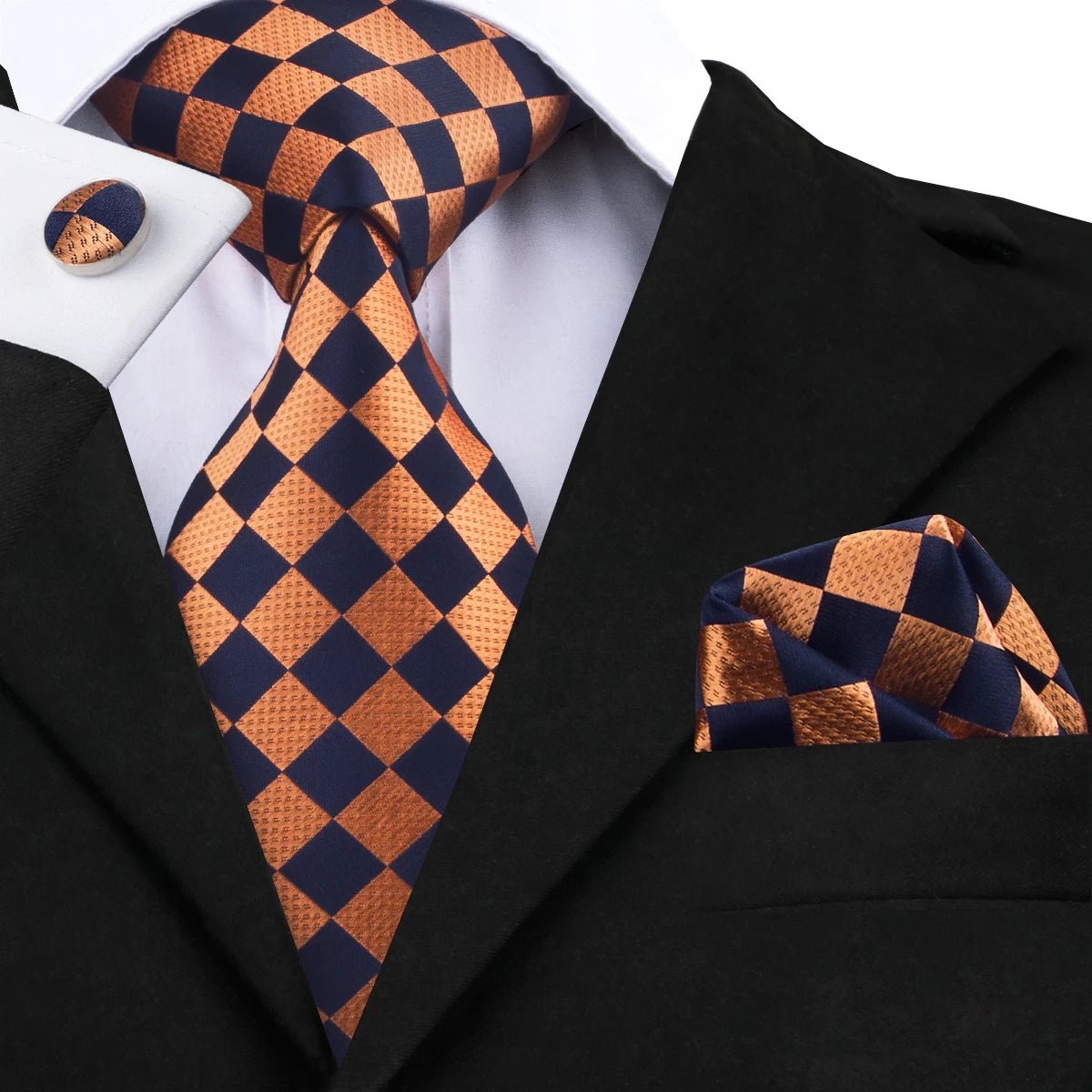 3PC Silk Wedding Tie Set – Italian - Designed, Street - Approved - My Wear Clothing Co