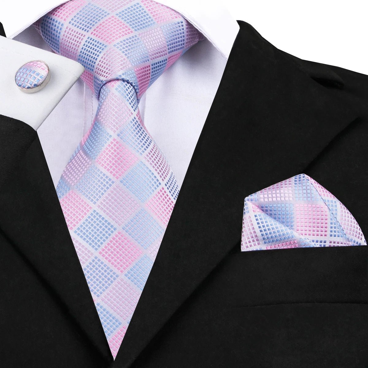 3PC Silk Wedding Tie Set – Italian - Designed, Street - Approved - My Wear Clothing Co