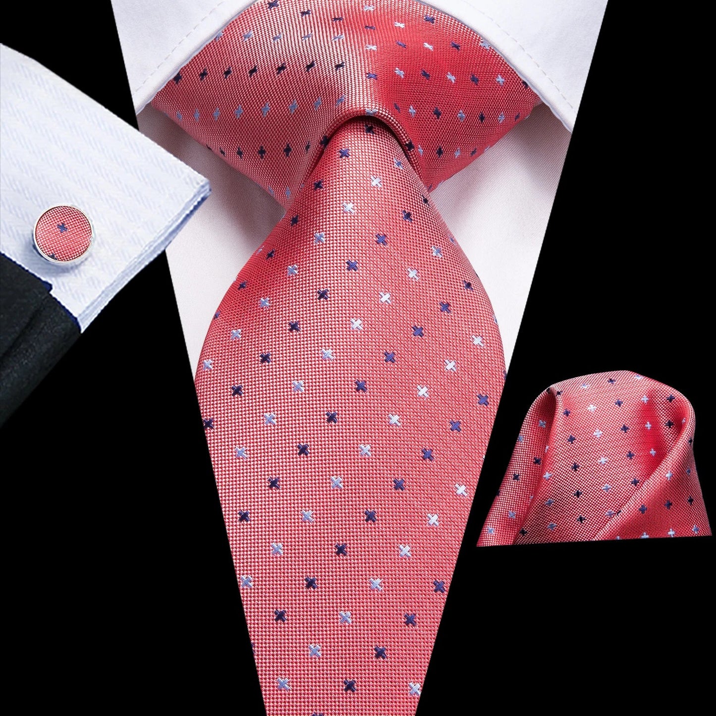 3PC Silk Wedding Tie Set – Italian - Designed, Street - Approved - My Wear Clothing Co
