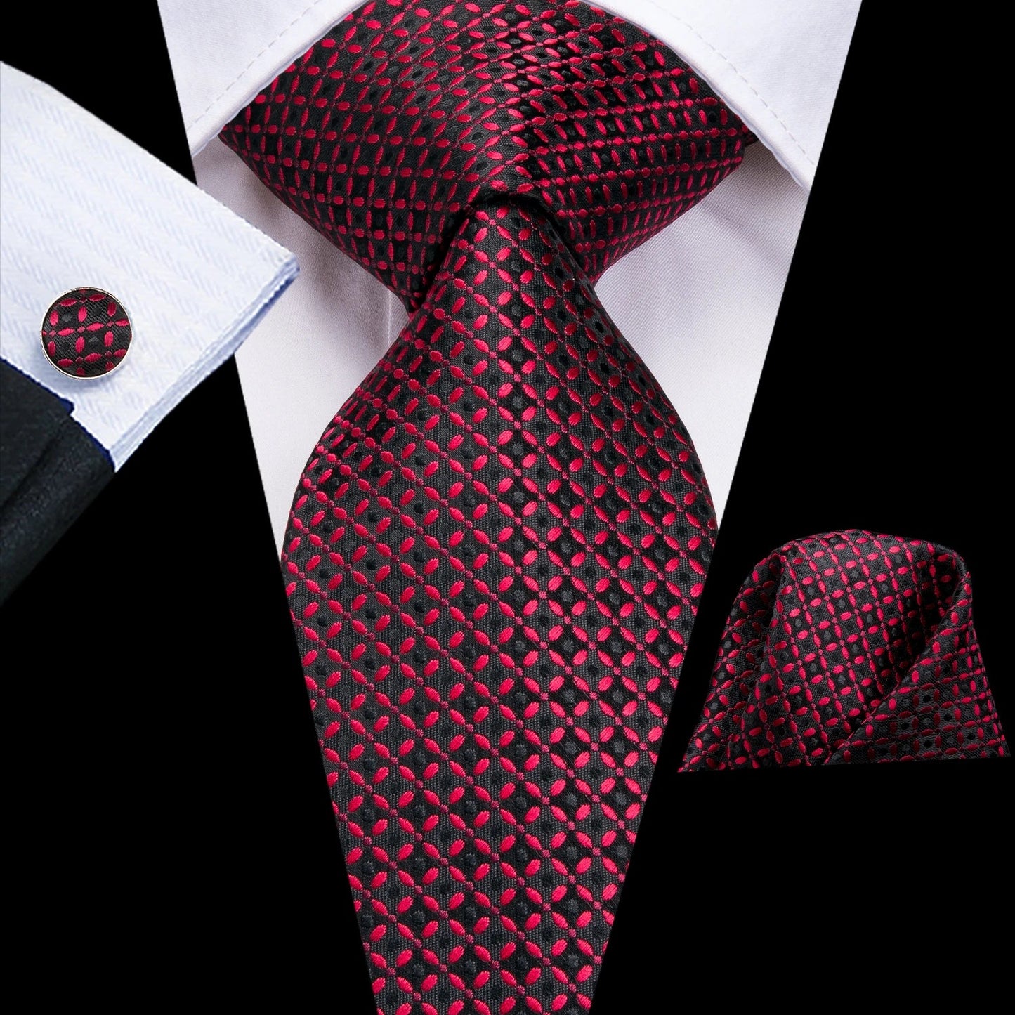 3PC Silk Wedding Tie Set – Italian - Designed, Street - Approved - My Wear Clothing Co