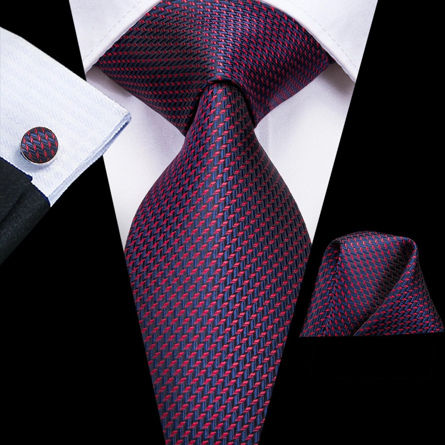 3PC Silk Wedding Tie Set – Italian - Designed, Street - Approved - My Wear Clothing Co