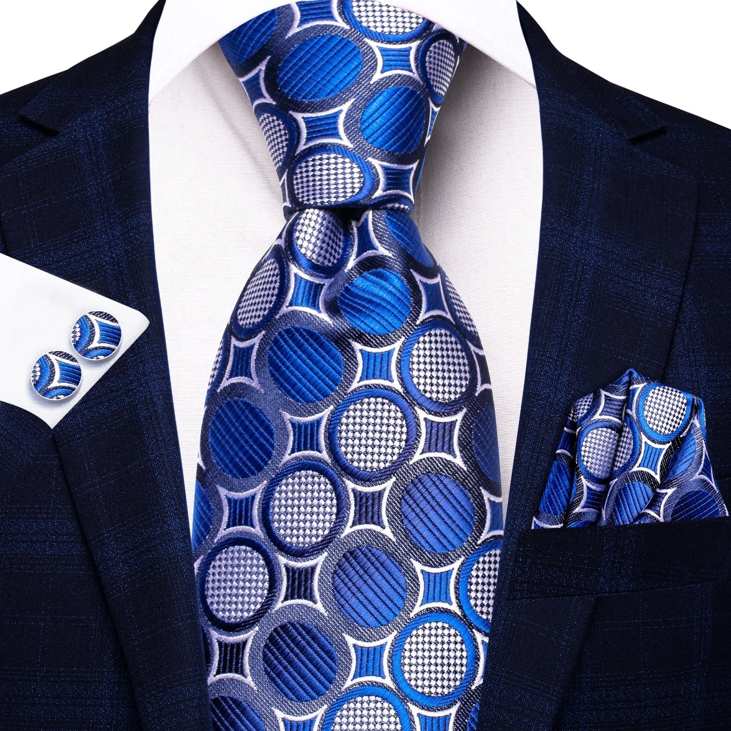 3PC Silk Wedding Tie Set – Italian - Designed, Street - Approved - My Wear Clothing Co