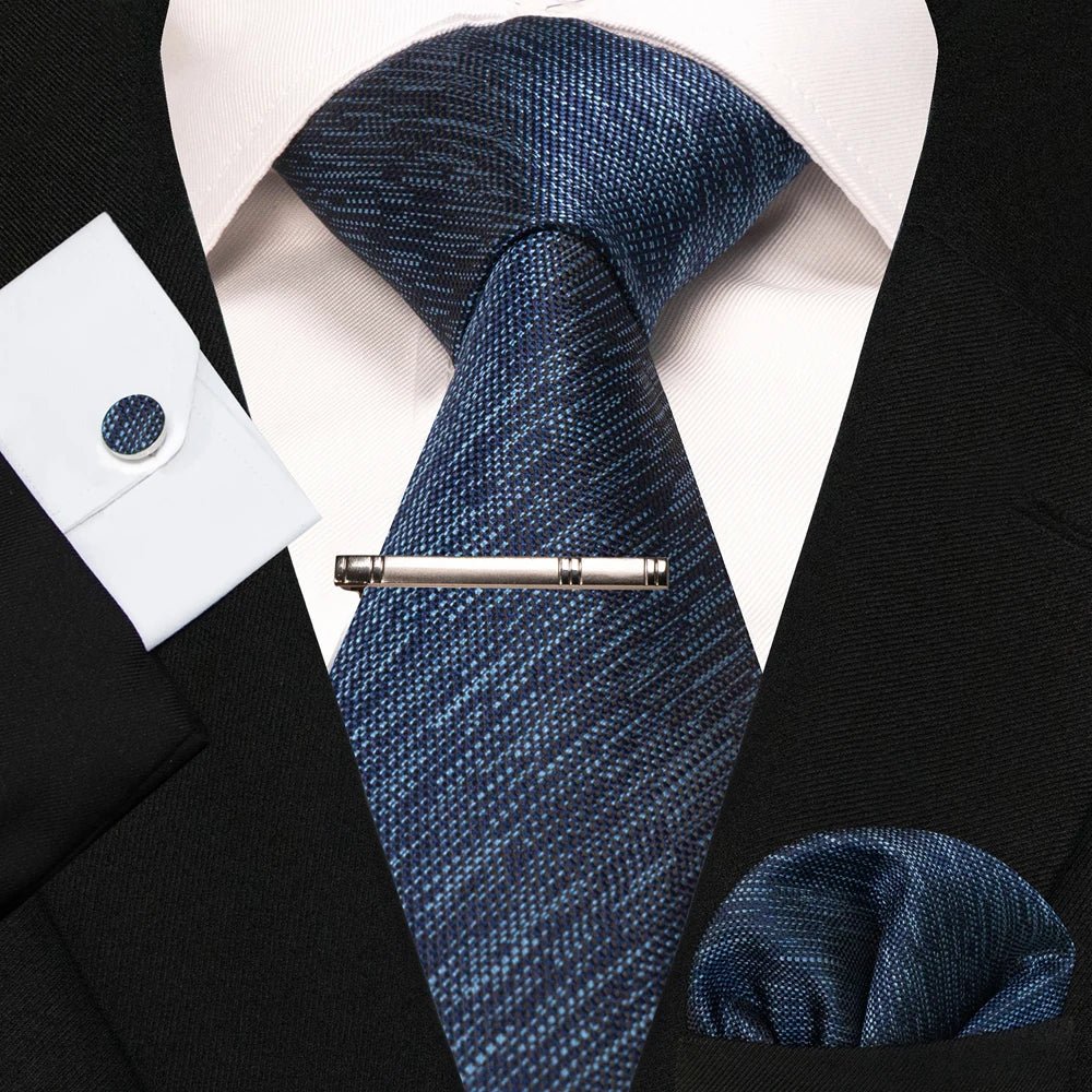 4 - Piece Silk Men's Tie Set – Perfect for Weddings or Just to Look Sharp - My Wear Clothing Co