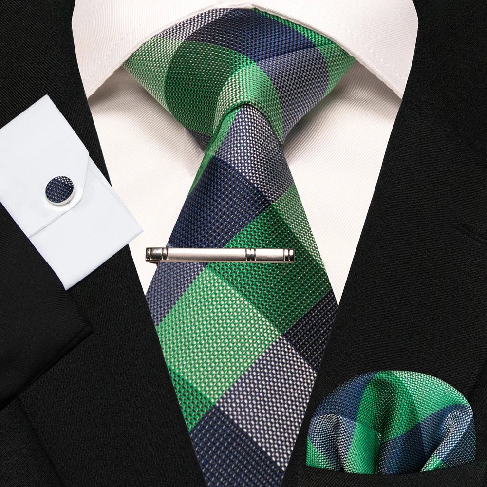 4 - Piece Silk Men's Tie Set – Perfect for Weddings or Just to Look Sharp - My Wear Clothing Co