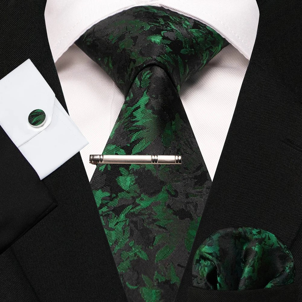 4 - Piece Silk Men's Tie Set – Perfect for Weddings or Just to Look Sharp - My Wear Clothing Co
