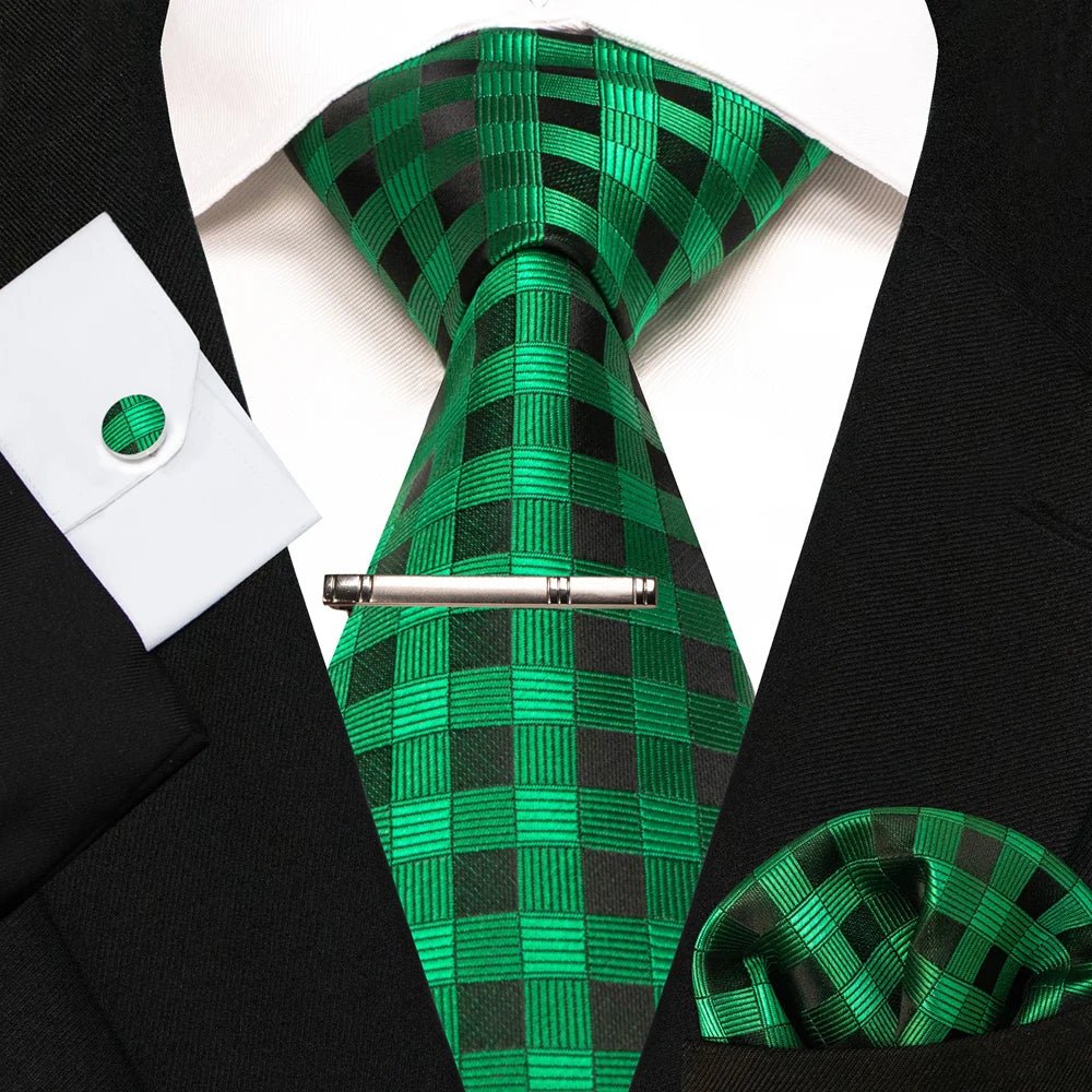 4 - Piece Silk Men's Tie Set – Perfect for Weddings or Just to Look Sharp - My Wear Clothing Co