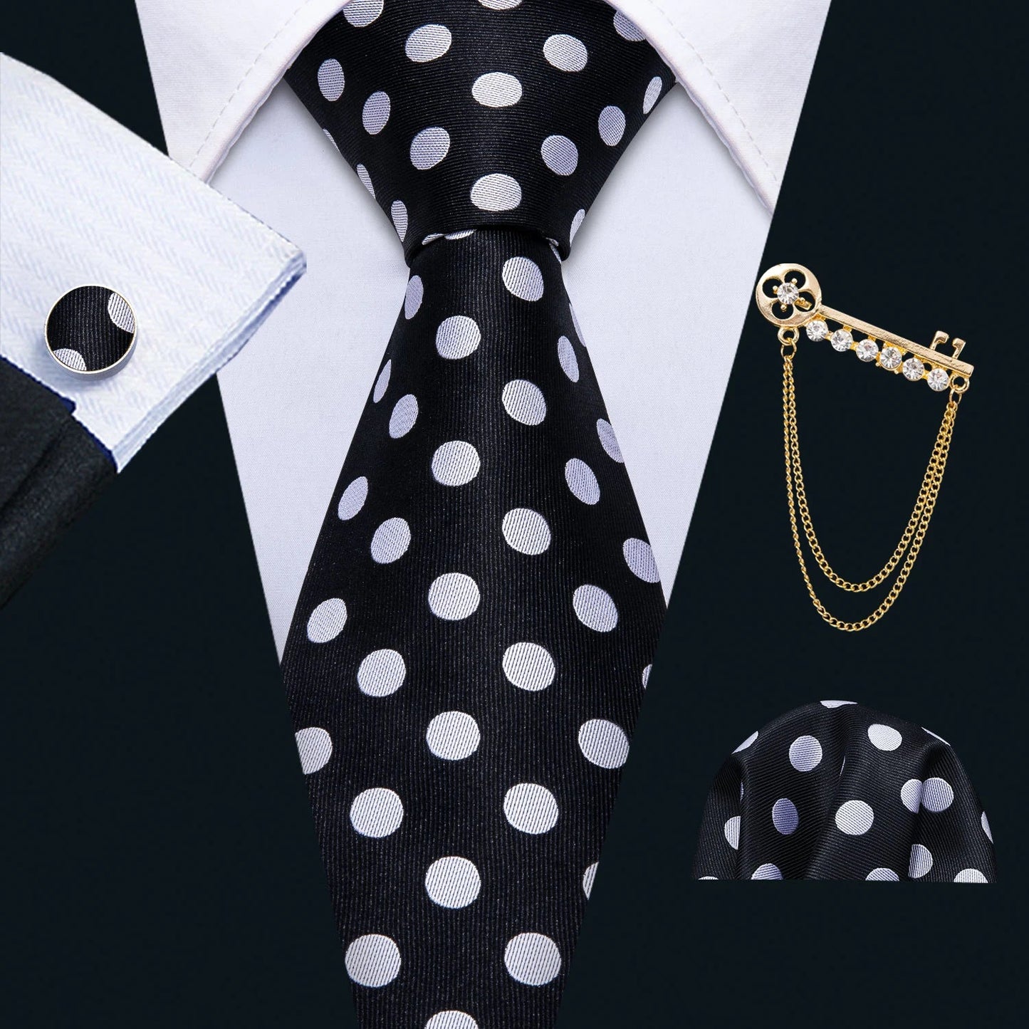 4PC Tie Set – Solid, Sleek, Statement - Making - My Wear Clothing Co