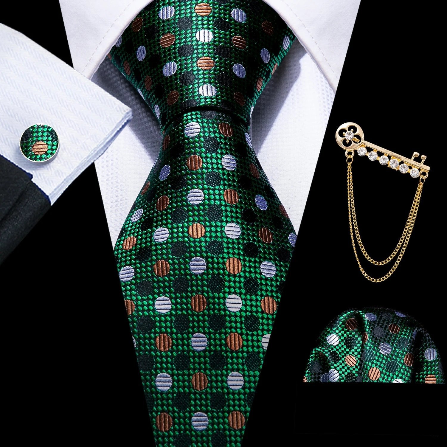 4PC Tie Set – Solid, Sleek, Statement - Making - My Wear Clothing Co